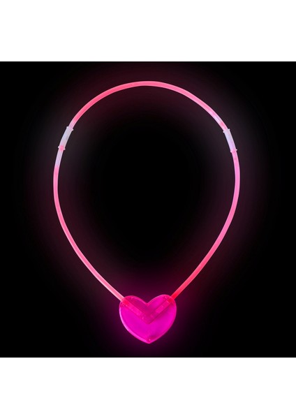 Karanlıkta Yanan Glow Stick Kalp Şekilli Kolye 6 Renk 6 Adet (4172) fiyatları