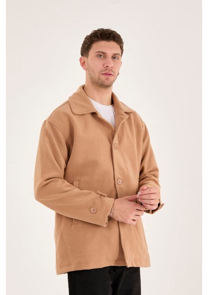 X-2027 Astarlı Düğmeli Kaşe Mont fiyatları