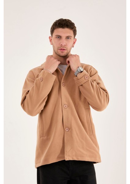 X-2027 Astarlı Düğmeli Kaşe Mont modelleri