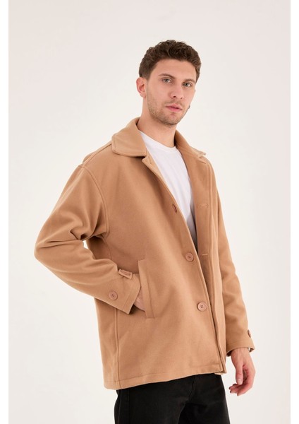 X-2027 Astarlı Düğmeli Kaşe Mont indirimleri