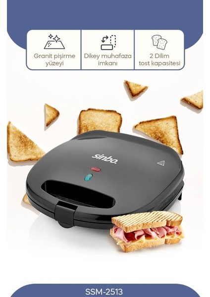Sinbo Mini Tost Makinesi