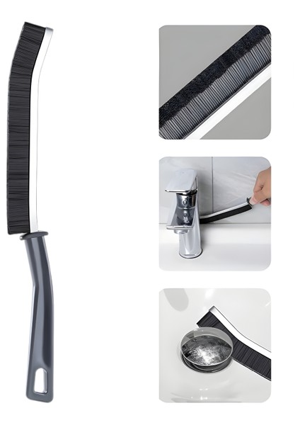 Çok Amaçlı Multi Ince Temizlik Fırçası Derz Arası Banyo Mutfak Lavabo Detay Temizleme Fırçası