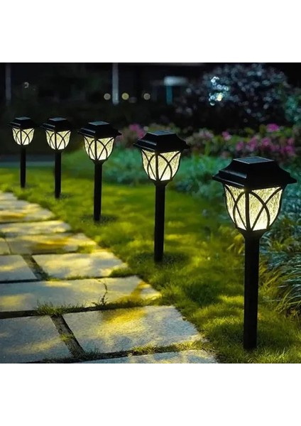 6’lı Solar Bahçe Aydınlatması Gün Işığı modelleri