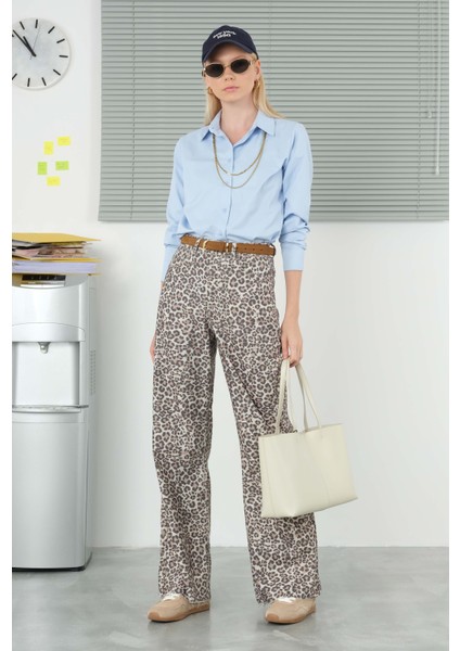 Leopar Desenli Jean