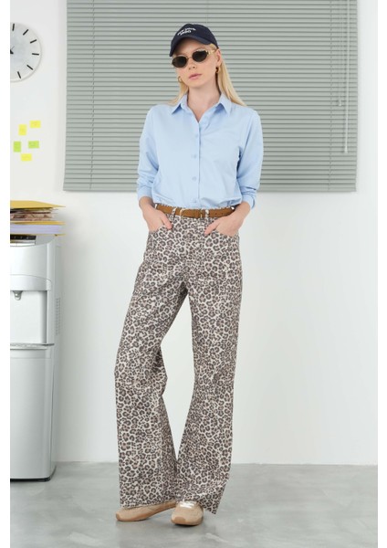 Leopar Desenli Jean