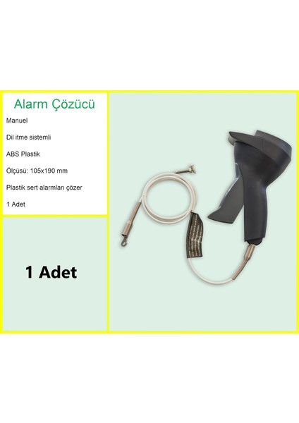 El Tipi Alarm Etiketi Çözücü Sökücü