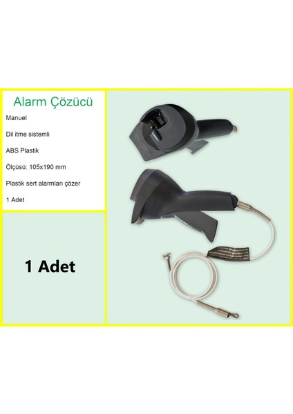 El Tipi Alarm Etiketi Çözücü Sökücü modelleri