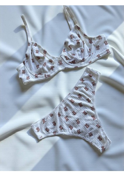 Beyaz Teddy Pamuklu Balenli Takım fiyatları