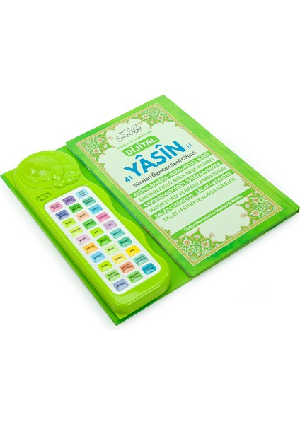 Çocuklar Için Sure Dua Öğreten Cihaz Sesli Yasini Şerif Kitabı Yeşil modelleri