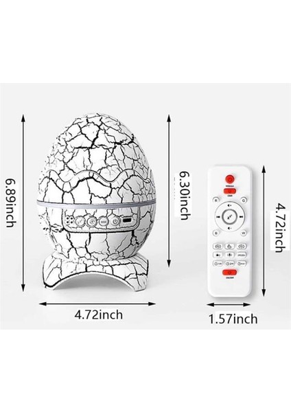 Yumurta Şeklinde Su Dalgalı Bluetooth Speaker Lamba Renkli Şarjlı - MCT8364-7283 modelleri