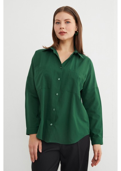 Basic Çift Cepli Gömlek modelleri