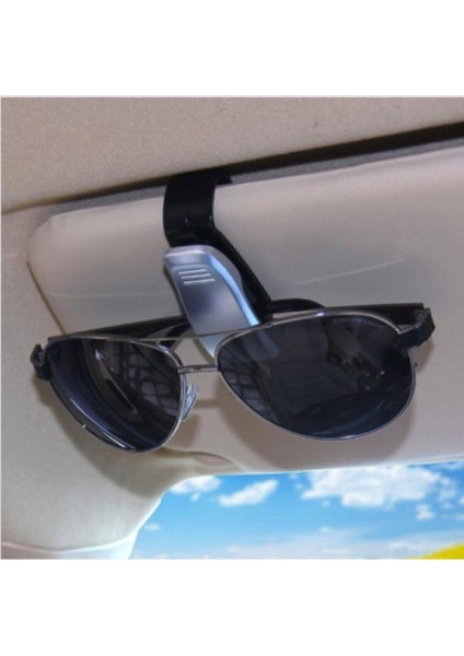 Oto Araç Içi Gözlük Tutucu Klips Güneş Gözlüğü Kartvizit Tutacağı Akrobat Siyah Belirtilmemiş Plasti