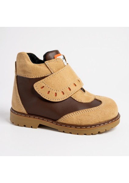 Hakiki Deri Ortopedik Kahverengi Tek Cırt Bot modelleri