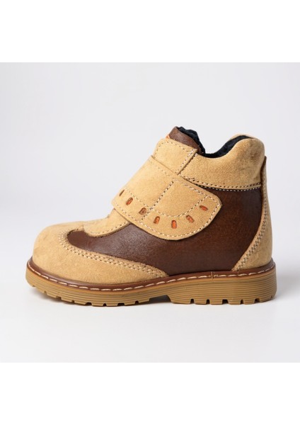 Hakiki Deri Ortopedik Kahverengi Tek Cırt Bot fırsatları