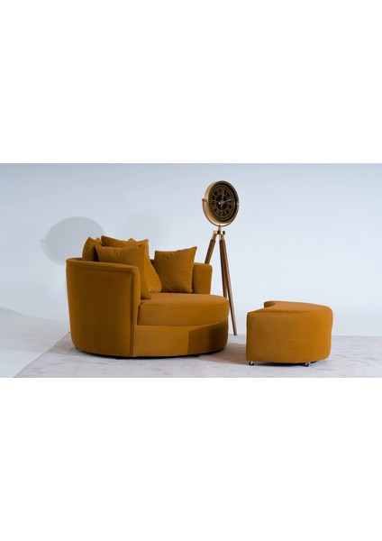 Ay Dinlenme Koltuk ( Berjer & Hareketli Puf Dahil ) Dinlenme Berjer Seti