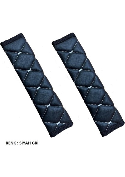 Renault Kangoo 2 2008-2021 Arası Emniyet Kemer Konforu Renk-Siyah-Gri