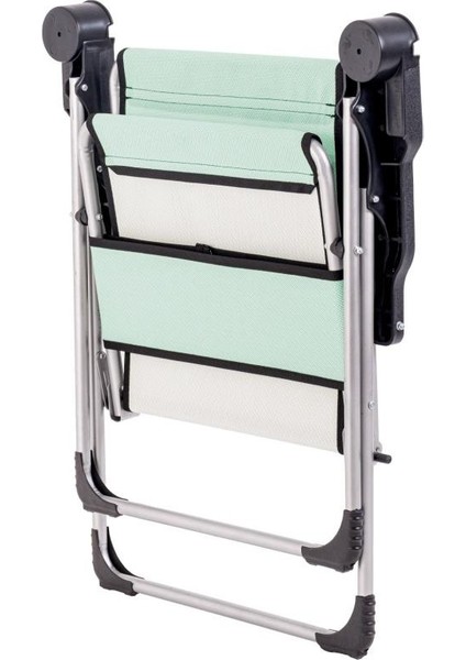 Katlanabilir Piknik ve Kamp Sandalyesi - Bardaklıklı - Rock - Su Yeşili (A-03)- 140KG Taşıma indirimleri