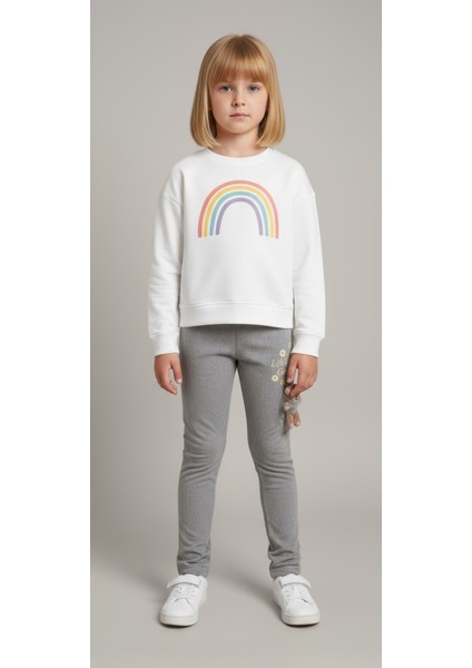 Oyuncak Ayılı Şardonlu Kız Çocuk Tayt fiyatları