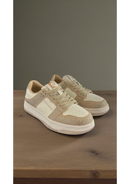 11505 Beyaz Bej Tam Ortopedik Sneaker Günlük Kadın Spor Ayakkabı modelleri