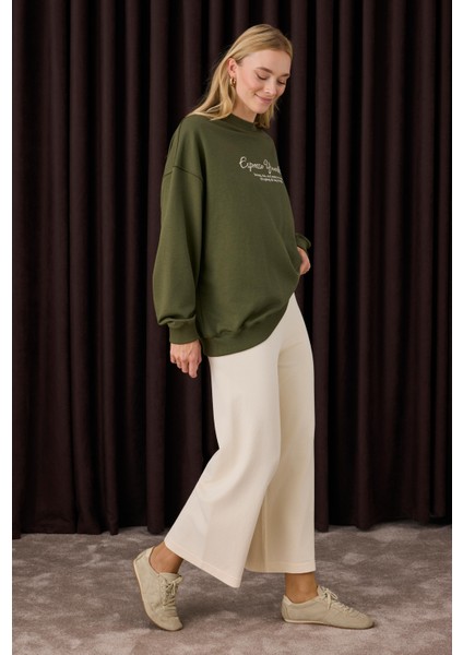 Beli Lastikli Triko Pantolon Kemik indirimleri