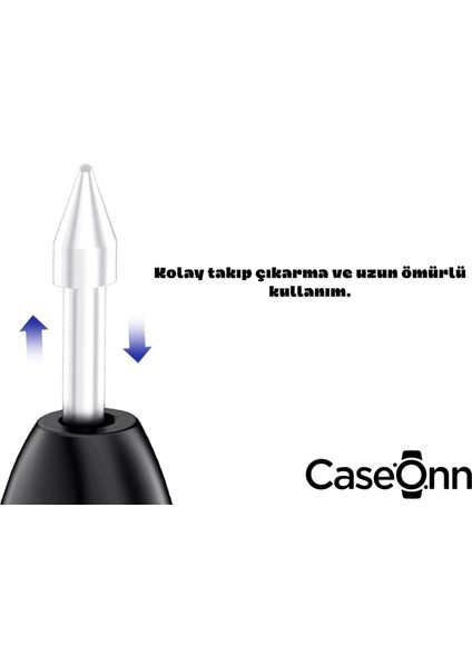 Caseonn Samsung Galaxy Note 10 Kalem Ucu 5 Adet Beyaz fırsatları