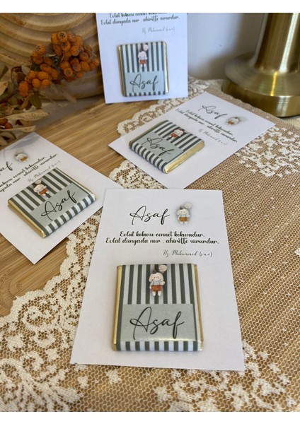 Kişiye Özel Bebek-Nikah-Söz-Özel Günler Çikolatası-40 Adet-Kutusuz