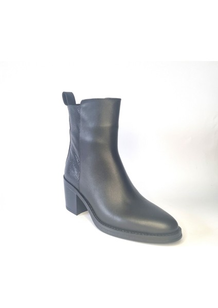 Kadın Hakiki Deri 7.5 cm Topuklu El Yapımı Günlük Şık Bot modelleri