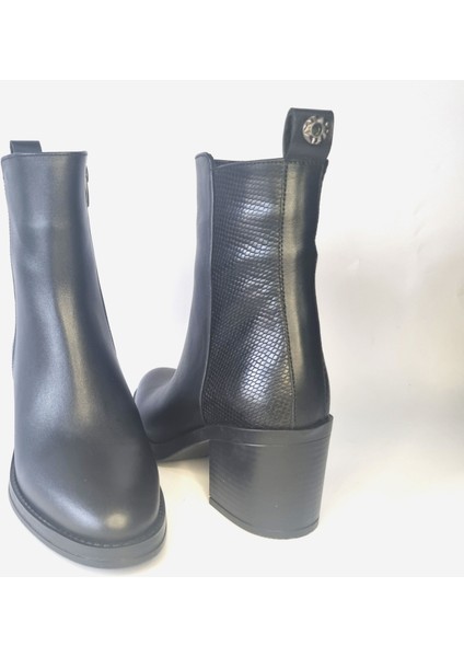 Kadın Hakiki Deri 7.5 cm Topuklu El Yapımı Günlük Şık Bot fırsatları