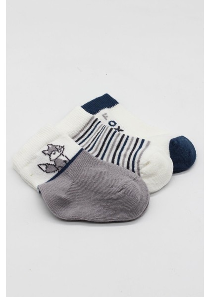 3lü Penye Soket Çorap 10109 Gri fırsatları