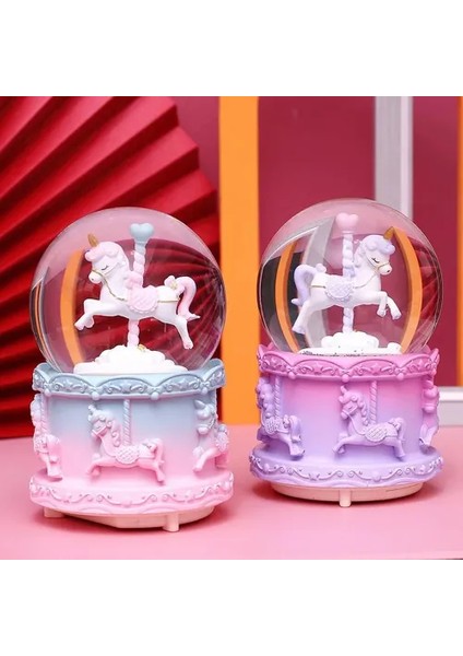 Mini Boy Işıklı Unicorn Kar Küresi fiyatları