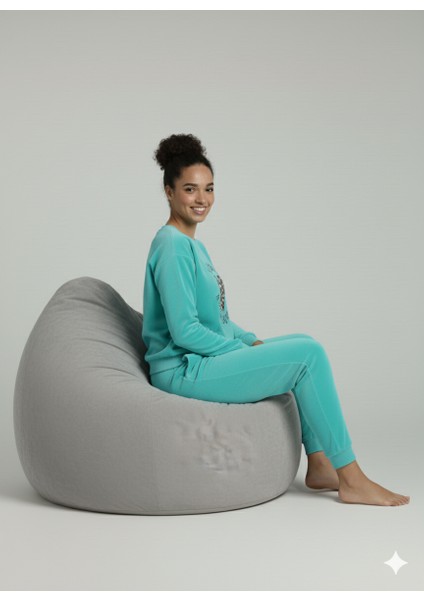 Kışlık Polar Kumaş Uzun Kol Kadın Pijama Takımı modelleri