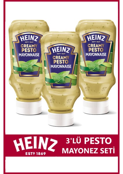 Pesto Mayonez 225 gr x 3 Adet