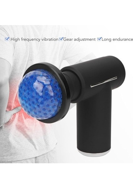 Sıcak ve Soğuk Terapili Masaj Tabancası - Şarjlı Isıtmalı Masaj Cihazı - Sporcu Masaj Aleti