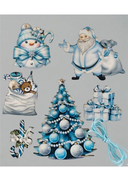 Ahşap Yılbaşı Noel Baba Büyük Ağaç Süsü (20X12CM) fiyatları