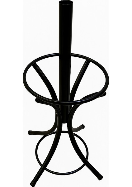 Premium Siyah Metal Portmanto Askılık Hol Antre Büro Ofis Rack Hanger Fabrikadan 100KG Taşıma