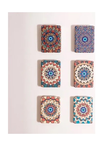 12 Adet Büyüteçli Dikdörtgen Cep Aynası