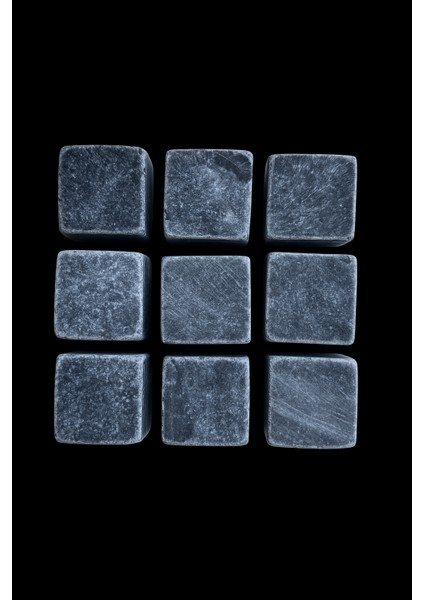 Viski Soğutma Taşı / Viski Soğutma Mermer Küpleri Doğal Mermer Soğutucu Taş 2.3x2.3 cm