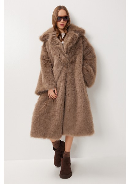 Uzun Suni Kürk Kaban LFG0169 Vizon fiyatları