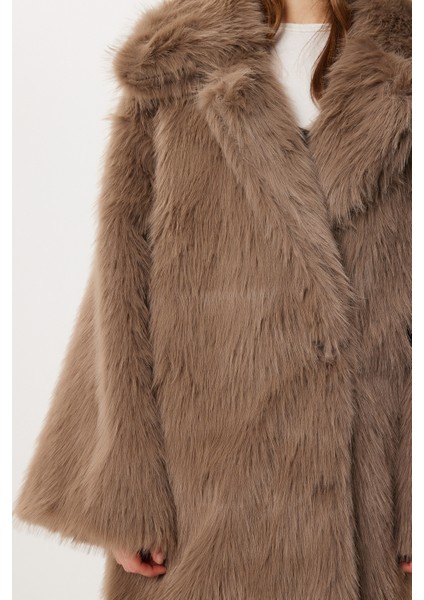 Uzun Suni Kürk Kaban LFG0169 Vizon fırsatları