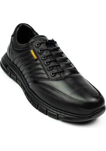 Voyager 511 Siyah Deri Erkek Günlük Ayakkabı