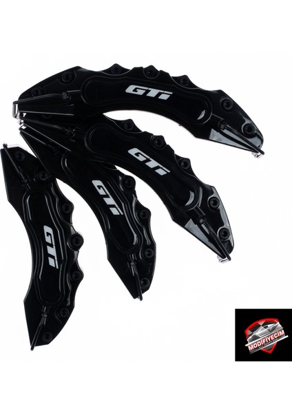 Siyah Gtı (Beyaz) 4'lü Kaliper Seti Yapıştırma Logolu fiyatları