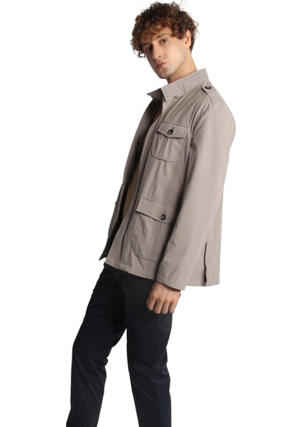 Erkek Gri Baharlık Mont fırsatları