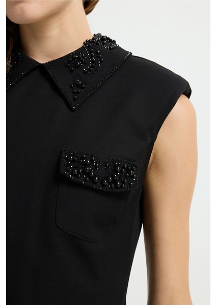 Cepli Çakım Detaylı Elbise Siyah 12445712000 fiyatları