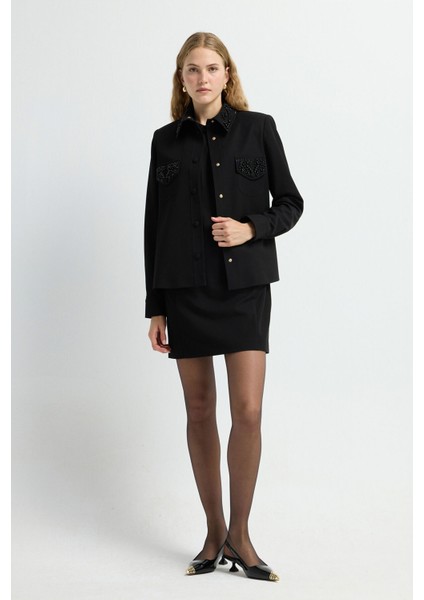 Cepli Çakım Detaylı Elbise Siyah 12445712000 indirimleri