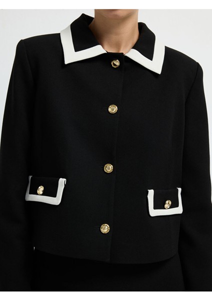 Garnili Ceket Siyah 11942909006 modelleri