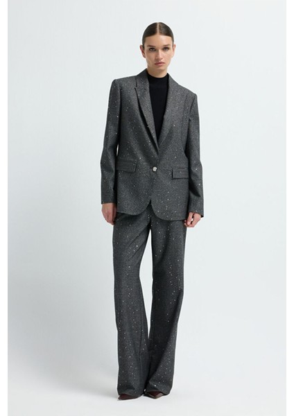 Gabardin Pantolon Antrasit 15345700000