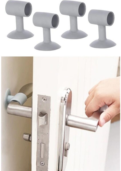 4 Adet Çok Amaçlı Vakumlu Kapı Stoperi,kablo Organizeri,telefon Sabitleyici (5067) fırsatları