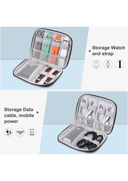 Haweel HWL2124 Taşınabilir Saat Kayışı Düzenleyici Saat Kayışı Saklama Çantası Seyahat Çantası - Siyah (Yurt Dışından) fırsatları