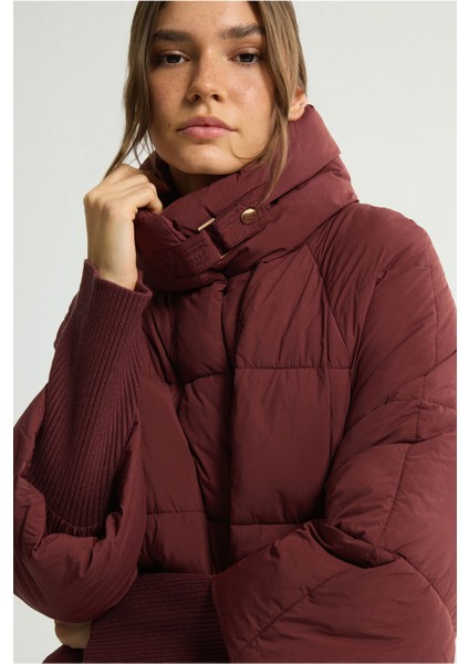 Ribana Detaylı Şişme Mont Bordo 152L9395000 fiyatları