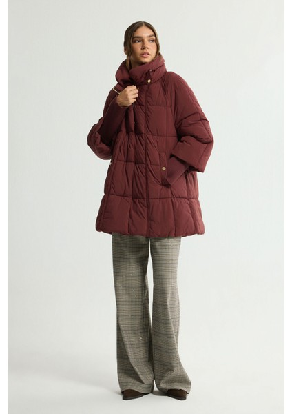 Ribana Detaylı Şişme Mont Bordo 152L9395000 modelleri